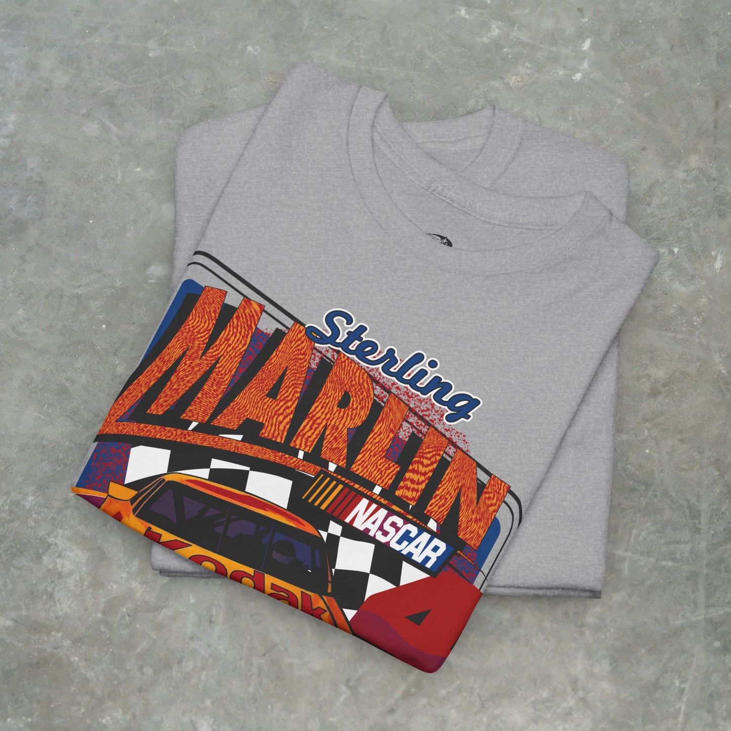 Vintage Sterling Marlin NASCAR T-Shirt – Kodak Racing Car Graphic Tee for Racing Fans