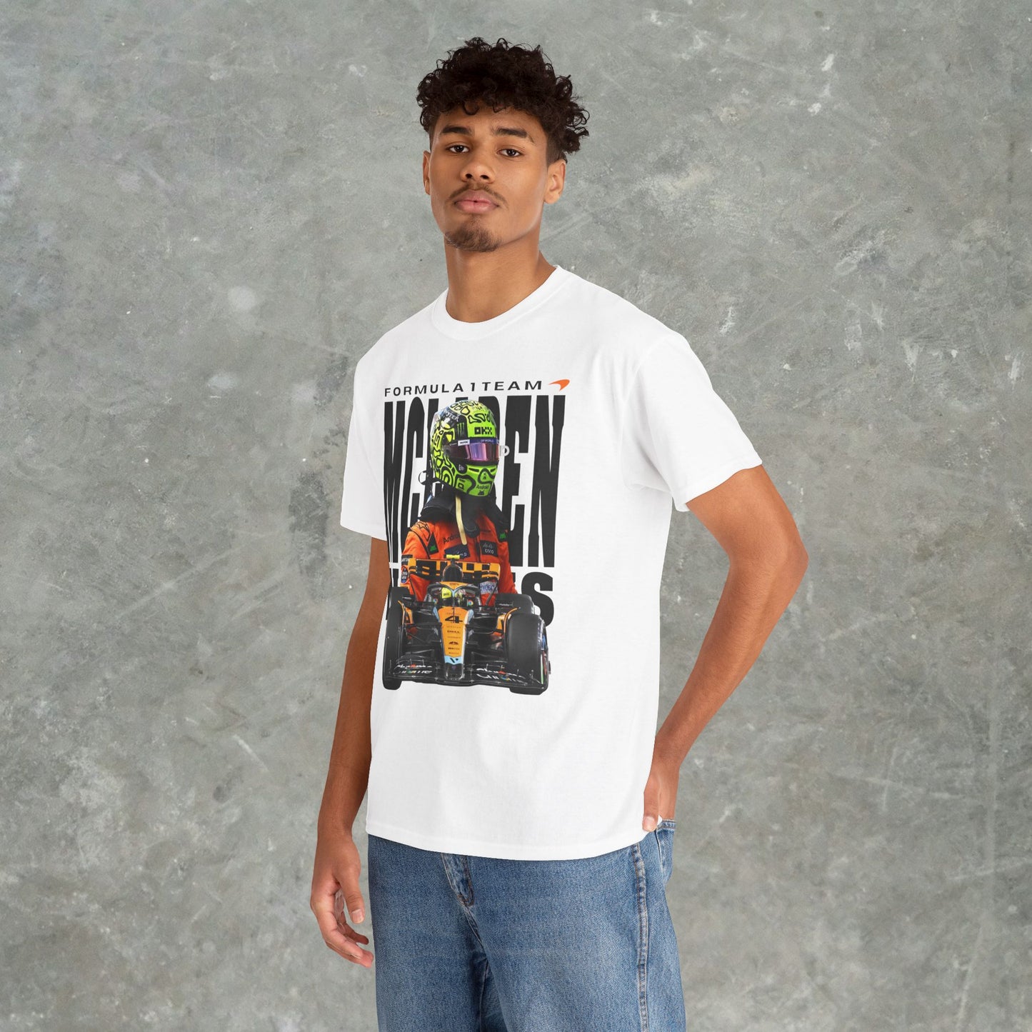 McLaren F1 Racing Graphic Tee – Lando Norris Car Design T-Shirt, Formula 1 Streetwear, Unisex Motorsport Shirt