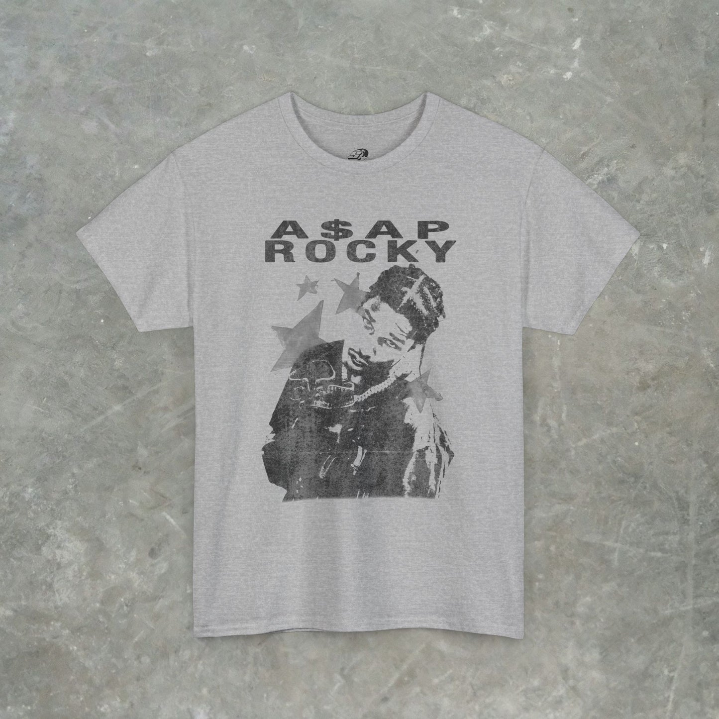 A$AP Rocky Graphic T-Shirt – Vintage Hip Hop Streetwear Tee for Rap Fans - Gildan Heavy Cotton