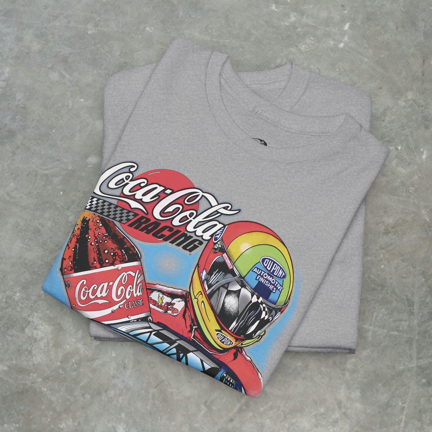Vintage Coca-Cola Racing T-Shirt - Retro NASCAR Jeff Gordon Graphic Tee - Classic 90s Monte Carlo Car Shirt - Gildan Heavy Cotton