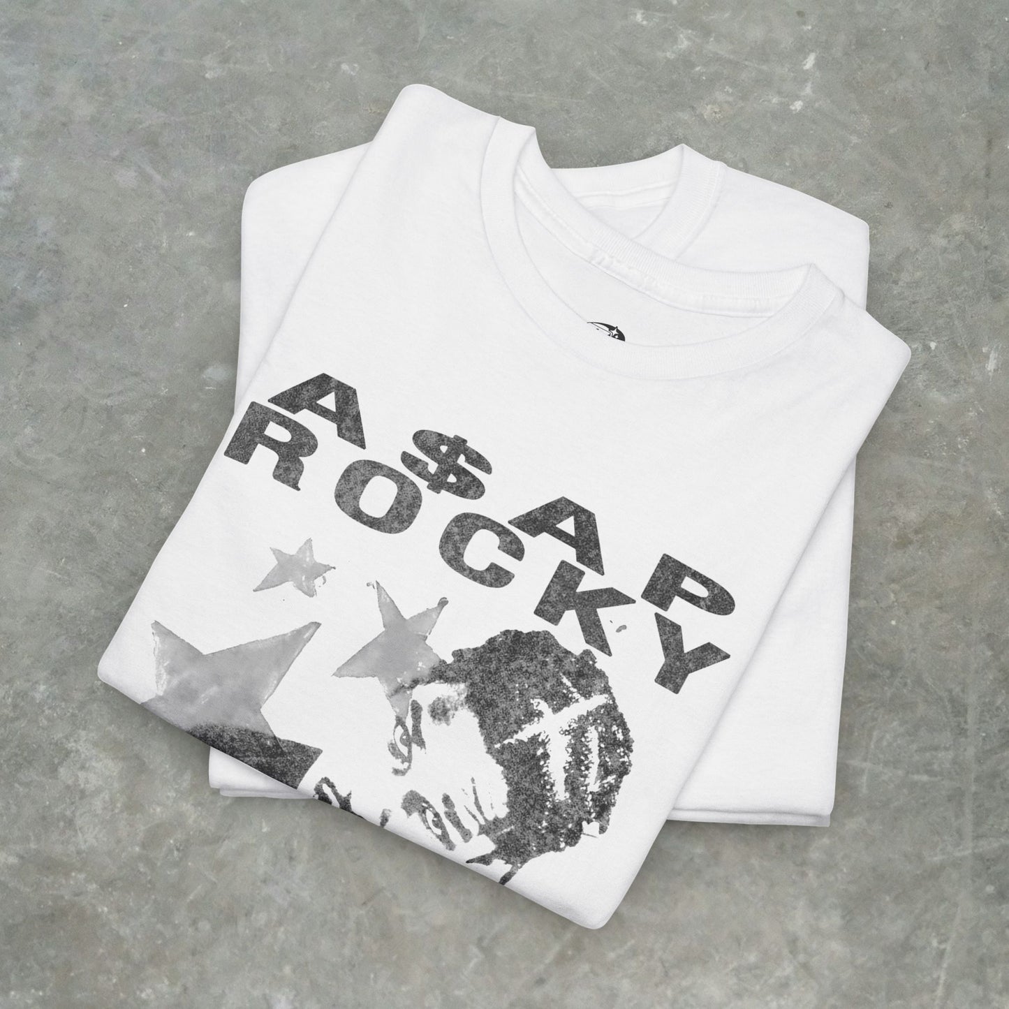 A$AP Rocky Graphic T-Shirt – Vintage Hip Hop Streetwear Tee for Rap Fans - Gildan Heavy Cotton