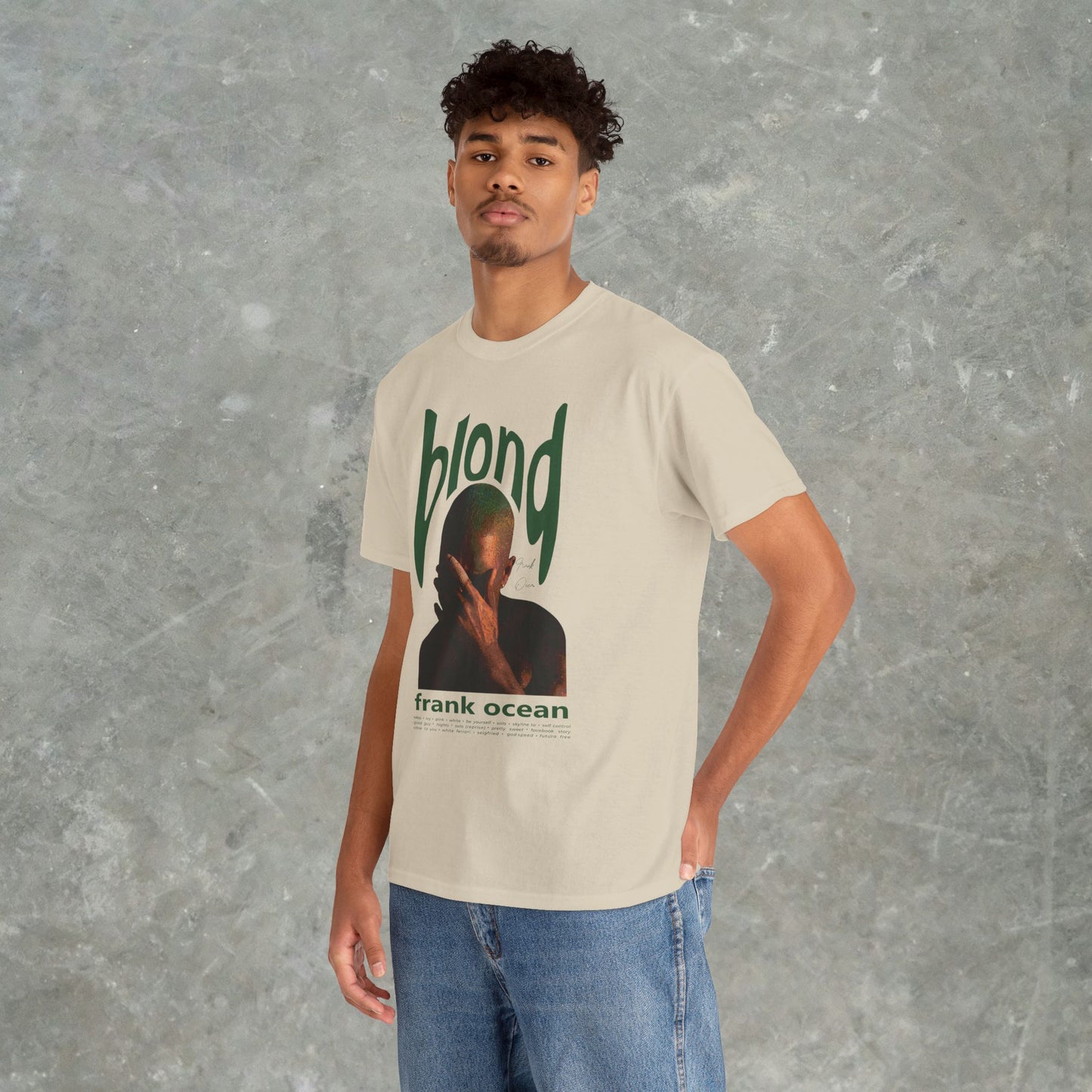 Frank Ocean Blond Album Cover T-Shirt – Vintage Hip Hop Graphic Tee, Unisex Streetwear Shirt for Fans - Heavy Cotton Tshirt
