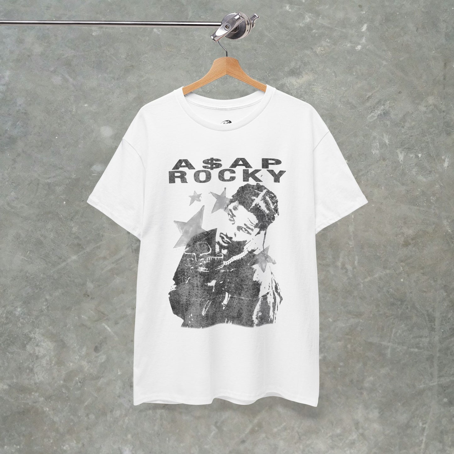 A$AP Rocky Graphic T-Shirt – Vintage Hip Hop Streetwear Tee for Rap Fans - Gildan Heavy Cotton